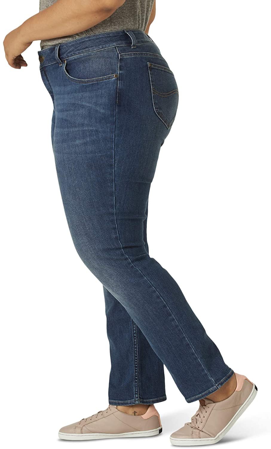 Lee Women's Plus Size Regular Fit Straight Leg Jean