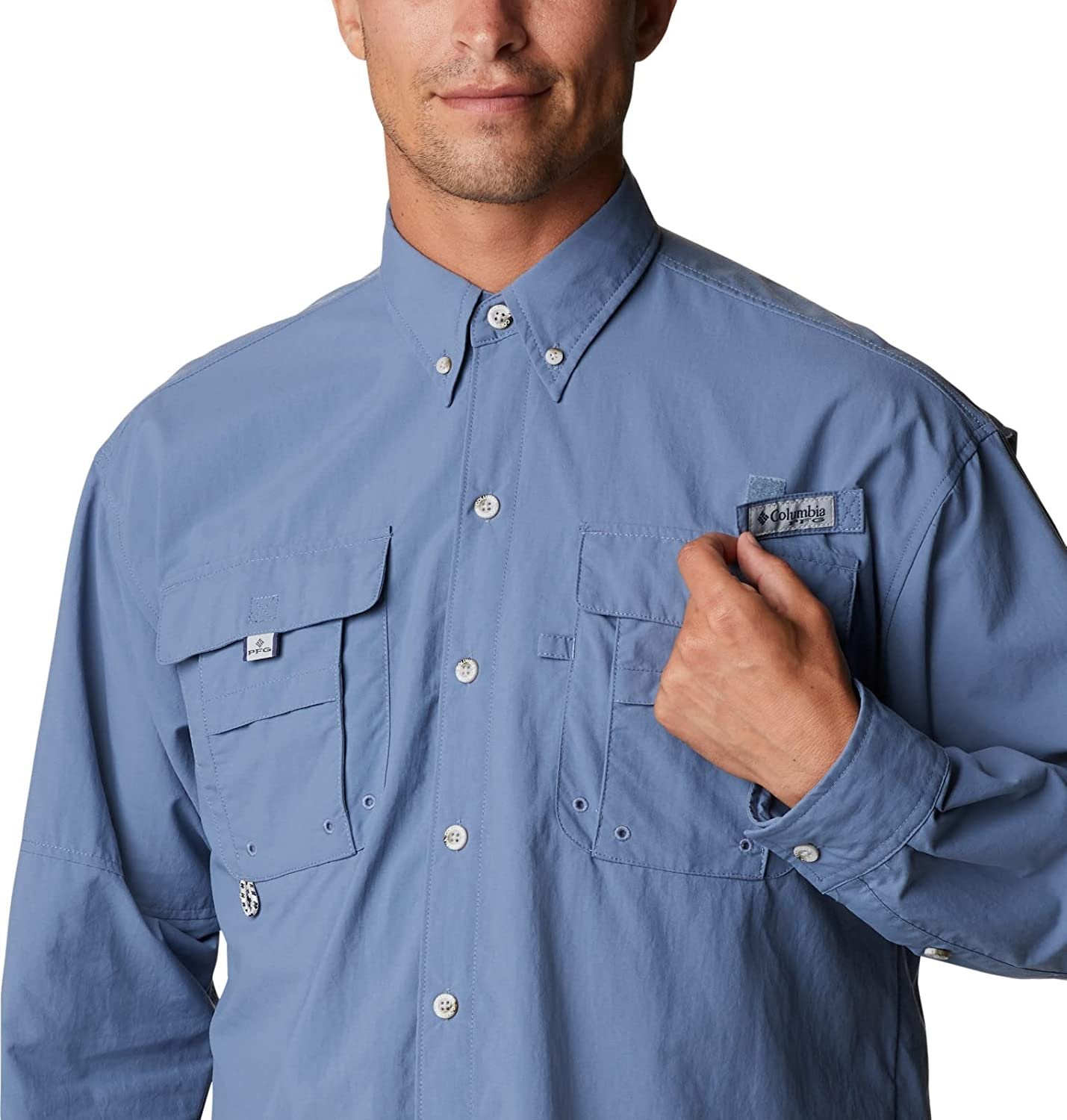 Columbia Men's PFG Bahama II UPF 30 Long Sleeve Fishing Shirt