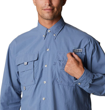 Columbia Men's PFG Bahama II UPF 30 Long Sleeve Fishing Shirt