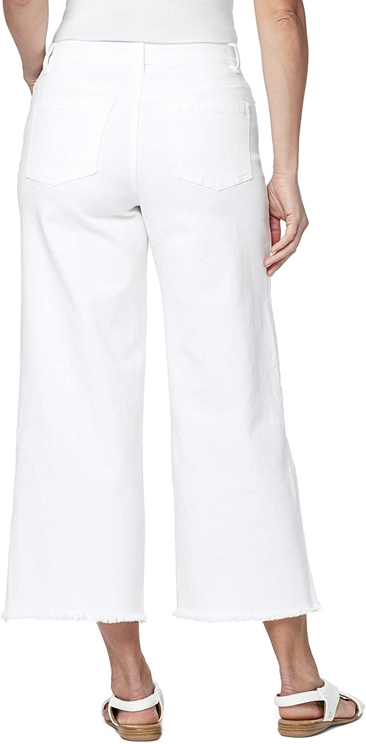 Gloria Vanderbilt Women's Amanda Wide Leg Crop Length Jean