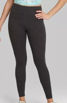 Wild Fable Charcoal Gray Leggings Size Small