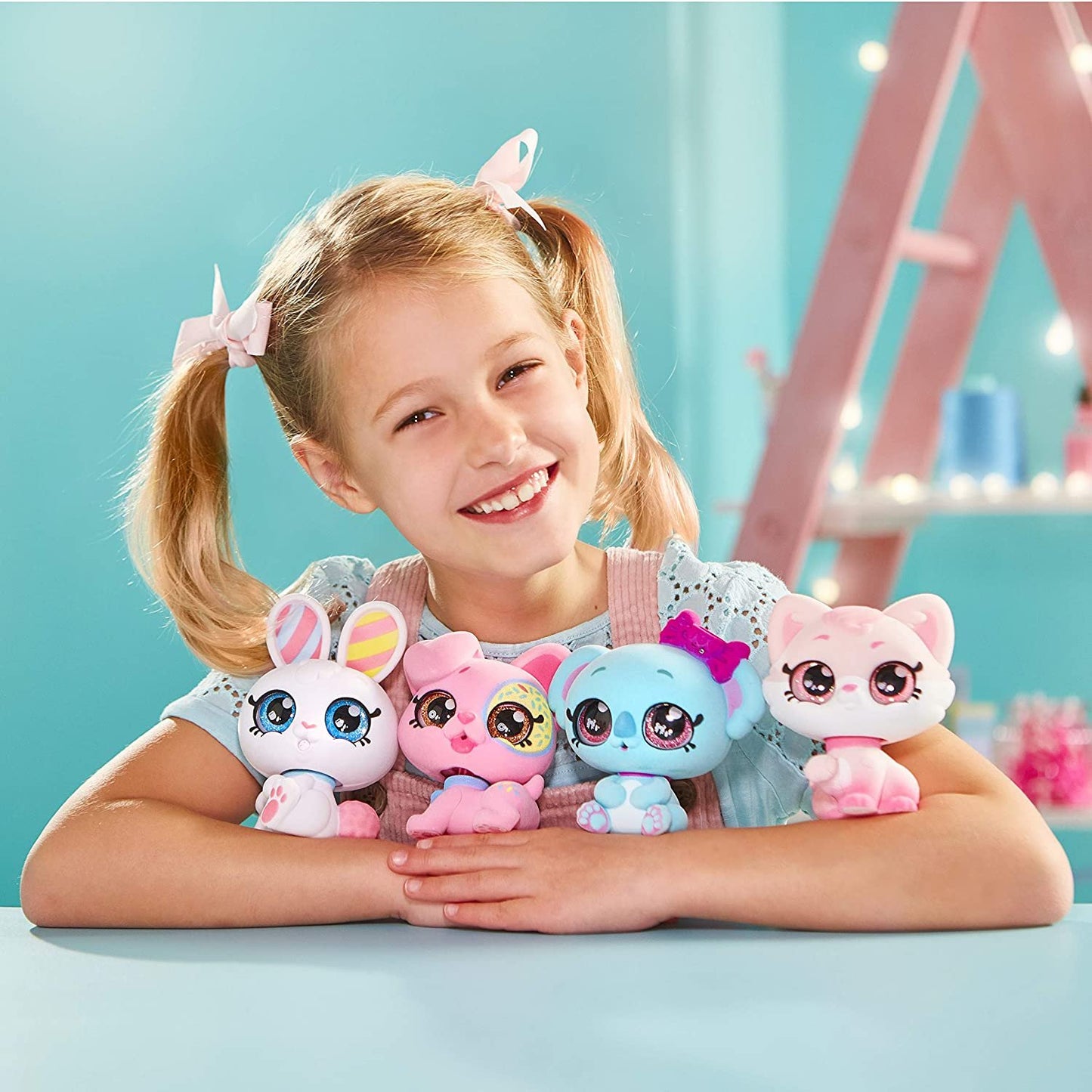 Kindi Kids Show N Tell Pets - Pupkin The Puppy - 4" Pet and Shopkin Accessory - 2pc