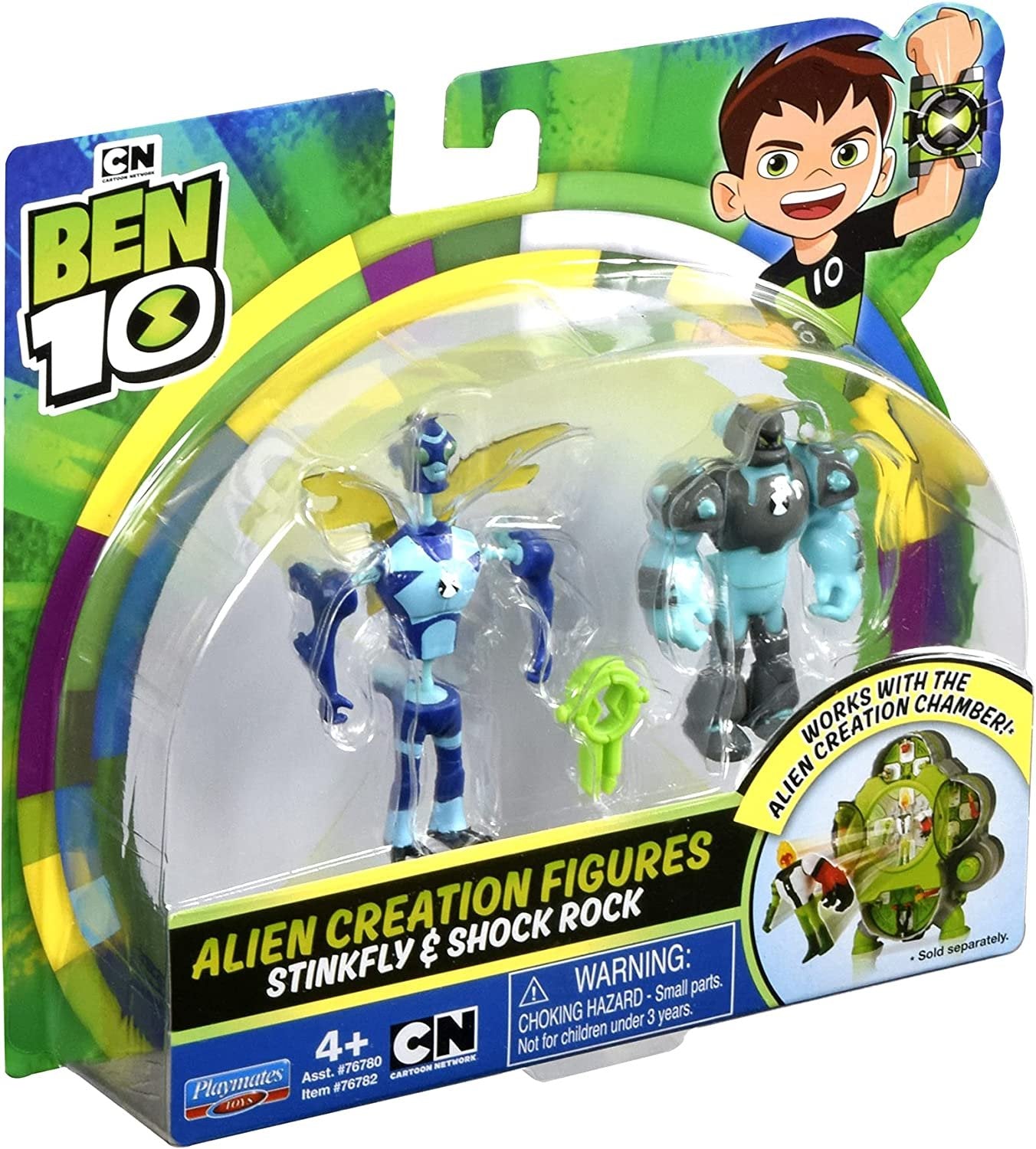 Ben 10 Alien Creation Figures - Stinkfly & Shock Rock