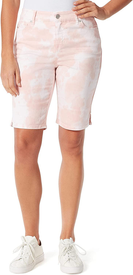 Gloria Vanderbilt Women's Mid Rise Feminine Cut Bermuda Short