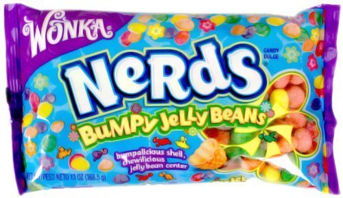 Nerds Big Chewy Sour Bumpy Jelly Beans Easter Candy - Pack of 3 Bags - 12 oz per Bag of Jellybeans