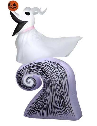 Disney Halloween The Nightmare before Christmas Zero Airblown Yard Inflatable, 5 ft