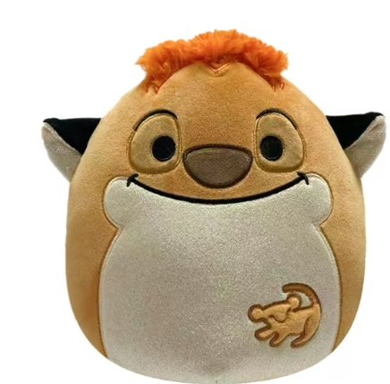 Squishmallows Plush 8 inch Lion King Timon - Childs Ultra Soft Stuffed Toy