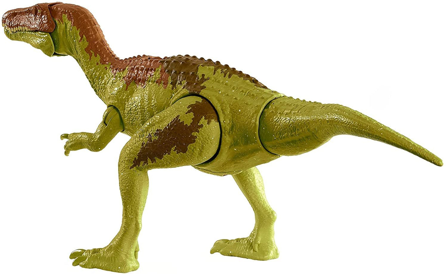 Jurassic World Roar Attack Baryonyx Limbo Camp Cretaceous Dinosaur Figure with Movable Joints, Realistic Sculpting, Strike Feature & Sounds, Carnivore, Kids Gift 4 Years & Up