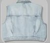 Wild Fable Ladies Jean Jacket Vest, Size XXL
