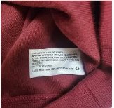Knox Rose Ladies Rust Velour Long Sleeve Shirt, Size L