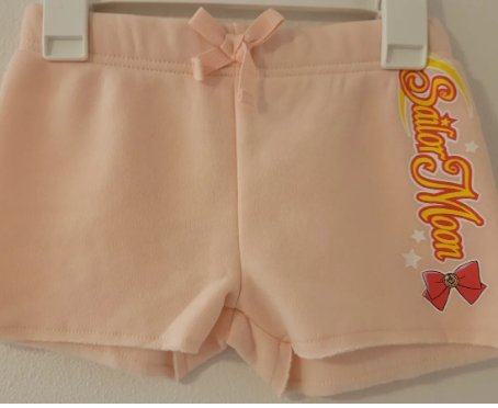 Sailor Moon Velied Rose Shorts Size XL Plus
