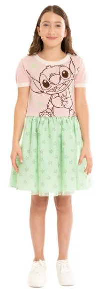 Stitch Girls Sweater Cosplay Dress, Sizes 4-16