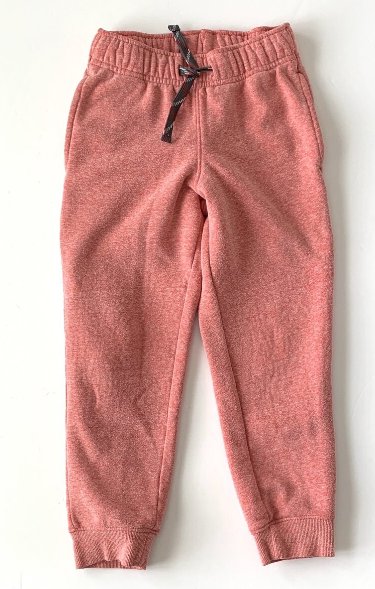 Cat&Jack Red Reinforced Knee Jogging Pants Size XS 4/5