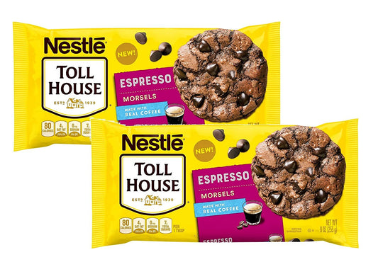 Nestle Toll House Espresso Baking Chip Morsels, 9 Oz Each - Pack of 2 - PuttPantry