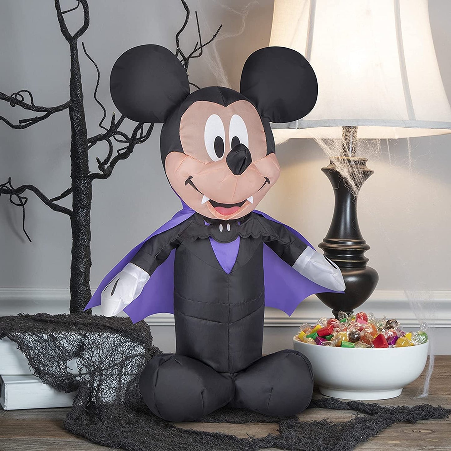 Gemmy Airdorable 18.9in Mickey Mouse Indoor Tabletop Blow Up Inflatable