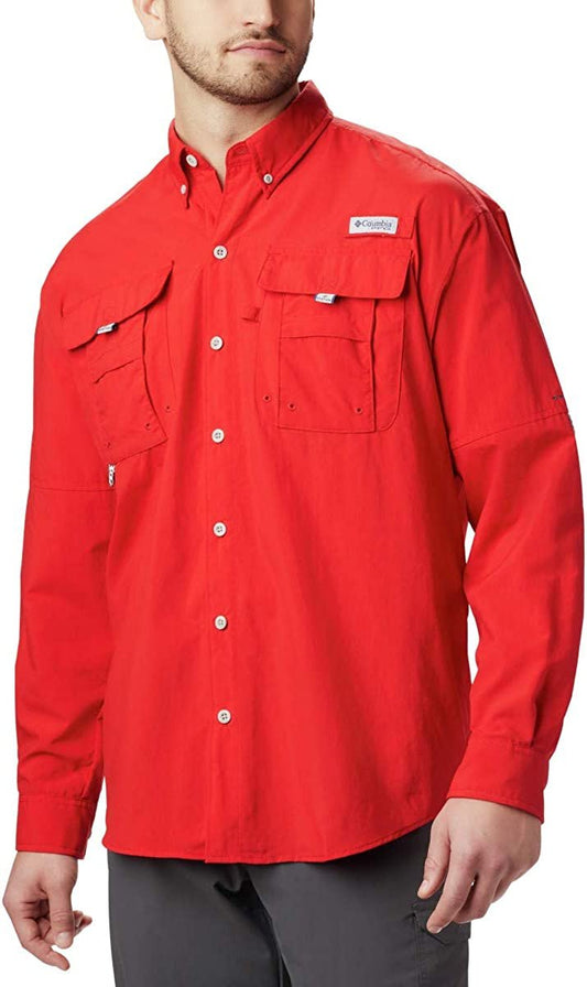 Columbia Men's PFG Bahama II UPF 30 Long Sleeve Fishing Shirt