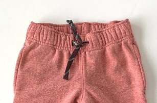 Cat&Jack Red Reinforced Knee Jogging Pants Size XS 4/5