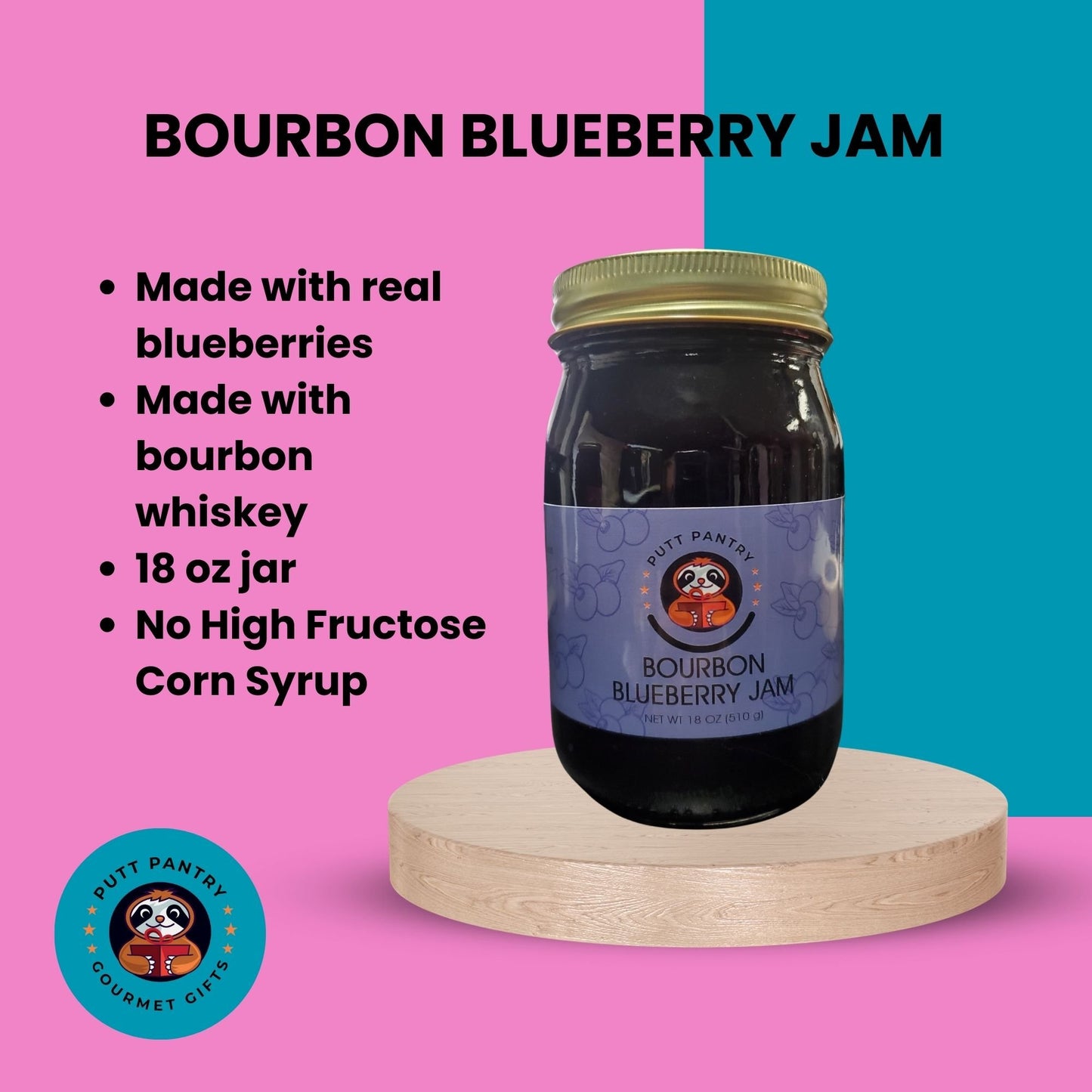 Putt Pantry Gourmet Jam Jelly Spread