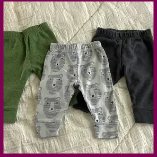 Cloud Island Baby 3 Pack Pants, Size 3-6M