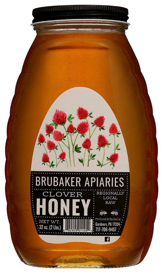 Brubaker, Honey Clover Jar Large, 32 Ounce