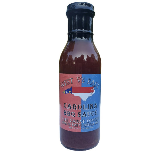 Putt Pantry Carolina BBQ Sauce, West Vs East, 12 oz, Authentic Southern Flavors Combine Vinegar and Tomato Bases
