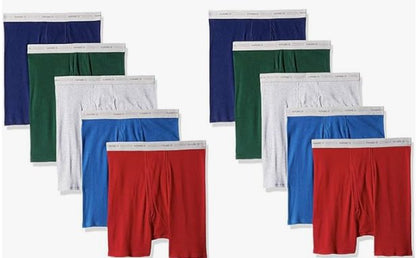 Hanes Tagless Boxer Briefs 10pack Size Large