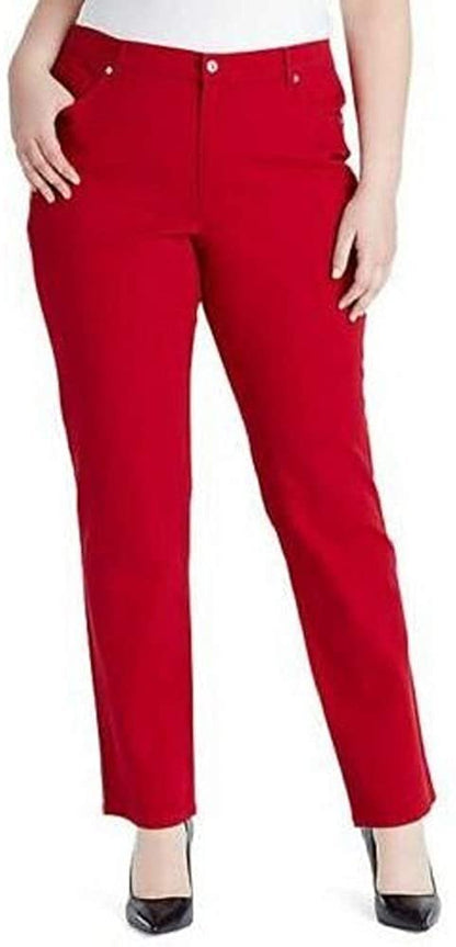 Women's Amanda Classic Jean (Crimson Red, 4 Average)
