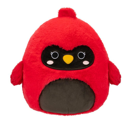 Squishmallows FuzzAMallows 12 inch Cazlan the Red Cardinal - Child's Ultra Soft Stuffed Animal Plush Toy