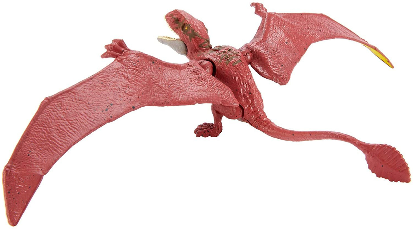 Jurassic World Camp Cretaceous Attack Pack Dimorphodon Dinosaur Figure with 5 Articulation Points, Realistic Sculpting & Texture; for Ages 4 Years Old & Up