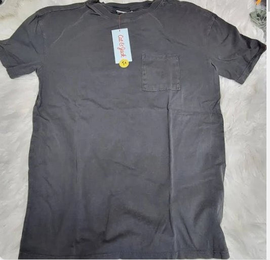 Cat & Jack Dark Gray Pocket Tshirt Size XXL