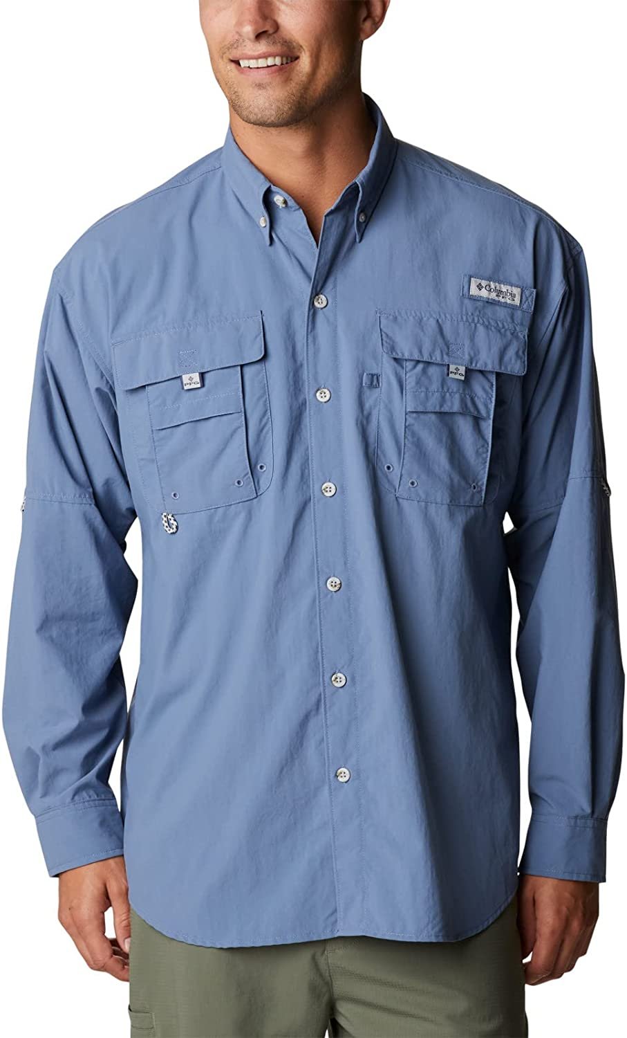 Columbia Men's PFG Bahama II UPF 30 Long Sleeve Fishing Shirt