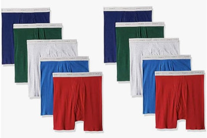 Hanes Tagless Boxer Briefs 10pack Size Large