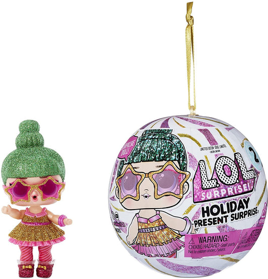 LOL Surprise Holiday Supreme Doll Tinsel with 8 Surprises Including Collectible Holiday Doll, Shoes, and Accessories | Great Gift for Kids Ages 4+
