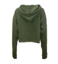 Wild Fable Ladies Cropped Olive Hoodie, Size M