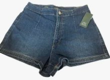 Wild Fable Womens Super High-rise Blue Jean Shorts, Size 24W