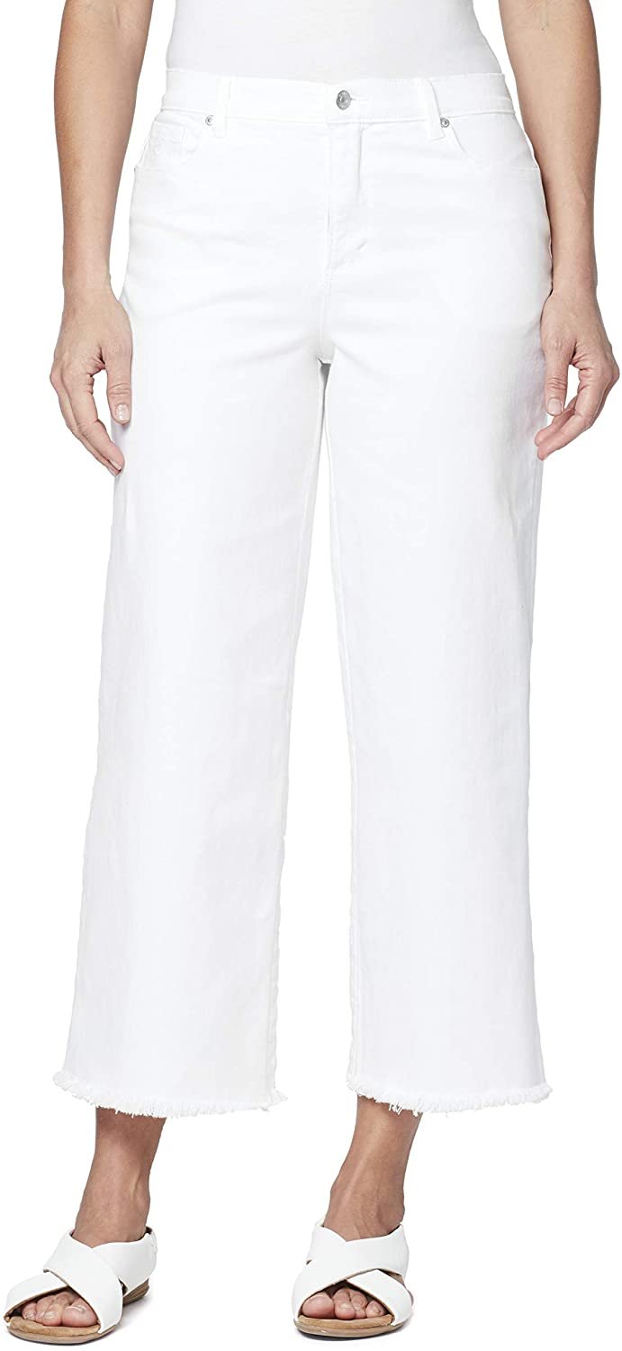 Gloria Vanderbilt Women's Amanda Wide Leg Crop Length Jean
