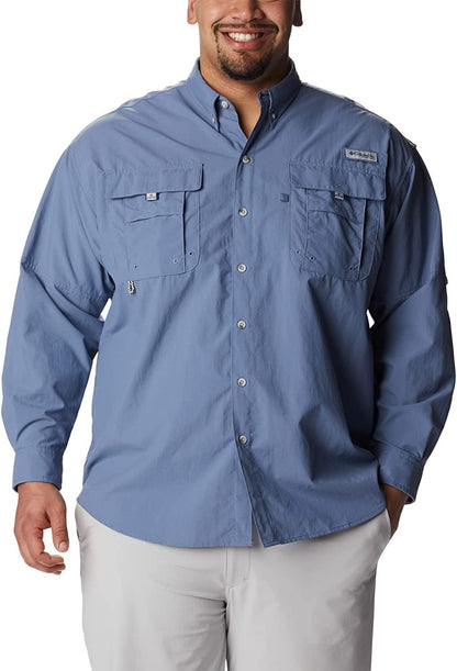 Columbia Men's PFG Bahama II UPF 30 Long Sleeve Fishing Shirt