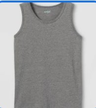 Cat & Jack Kids Charcoal Gray Tank Top, Size Small