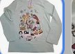 Cat & Jack Mint Long Sleeve Robot Building Graphic Shirt, Size M 8/10