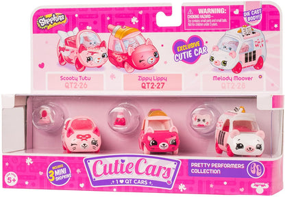 Cutie Cars Shopkins Three Pack - Pretty Performers Collection