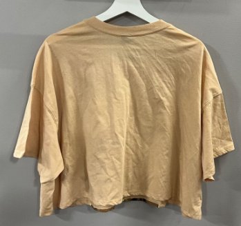 Wild Fable Peach 'Hawaii 92' Graphic Cropped T-shirt, Size L