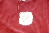Knox Rose Ladies Rust Velour Long Sleeve Shirt, Size L