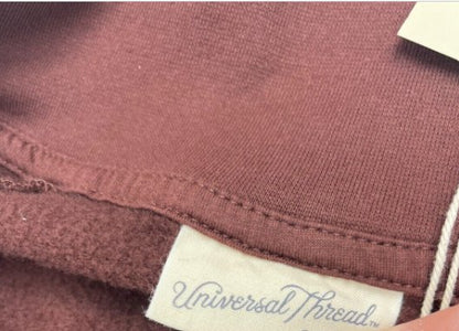 Universal Thread Co. Womens Rust Zip-up Jumpsuit, Size M