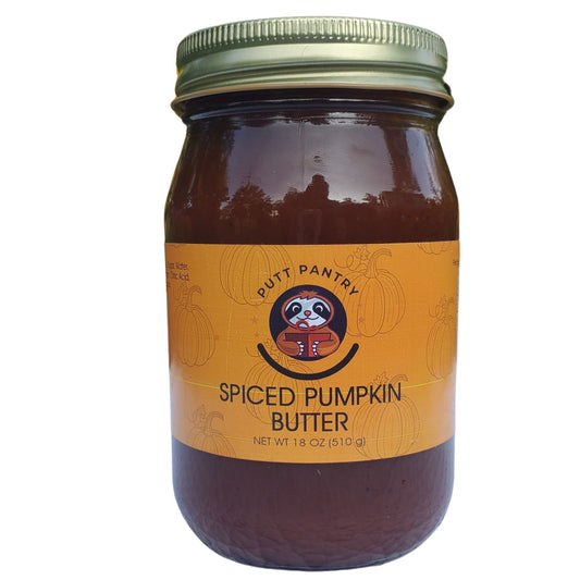 Putt Pantry Artisian Spiced Pumpkin Butter, 18 oz Jar, Made in the USA