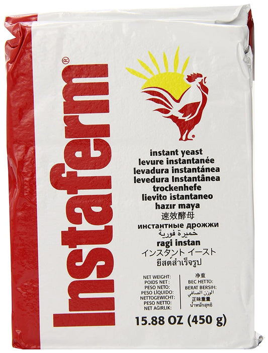 Lallemand Instaferm Instant Dry Yeast Leavening Agent, Red, 15.88 Oz (2 pack)