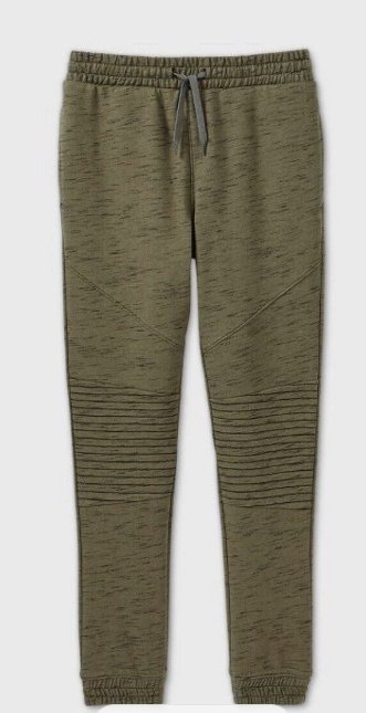 Art Class Kids Forest Ranger Green Joggers, Size L (12/14)