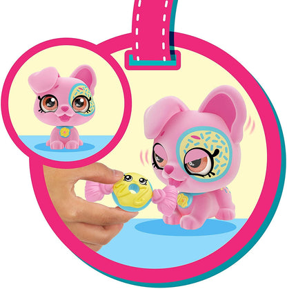 Kindi Kids Show N Tell Pets - Pupkin The Puppy - 4" Pet and Shopkin Accessory - 2pc