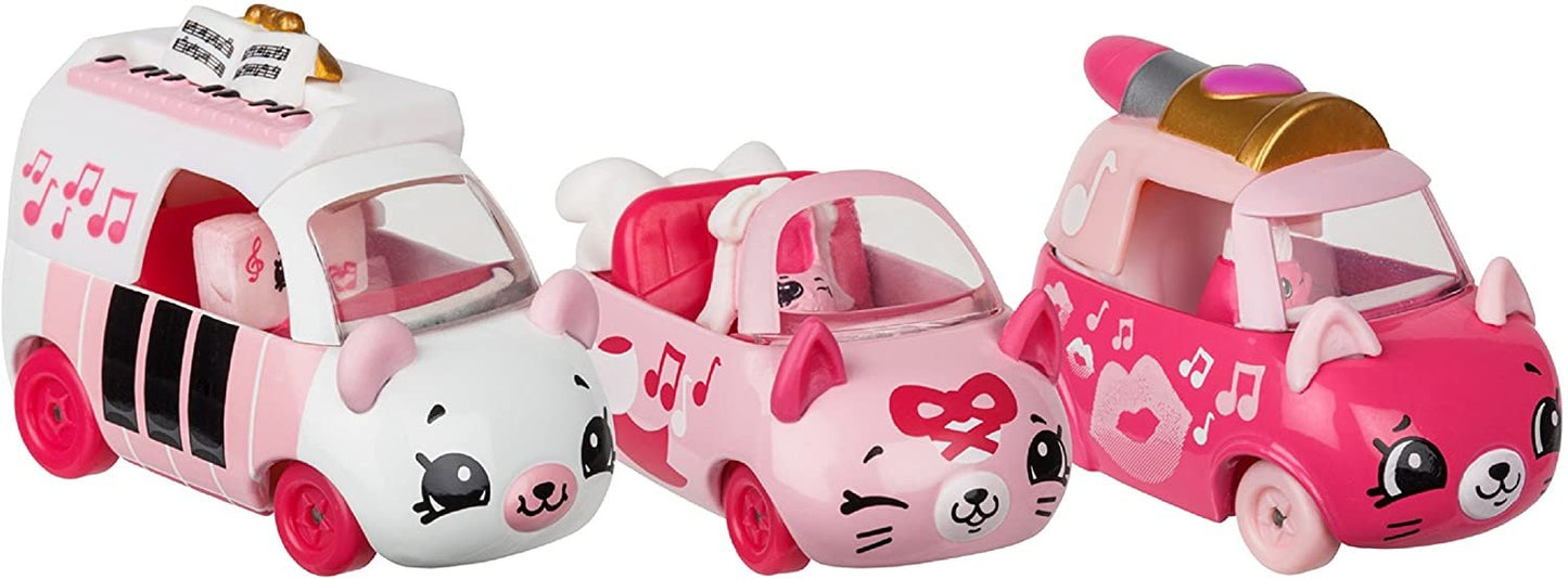 Cutie Cars Shopkins Three Pack - Pretty Performers Collection