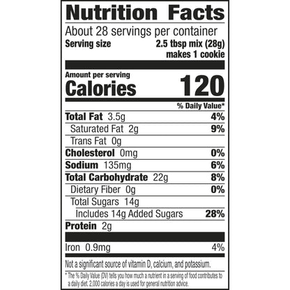 Betty Crocker Batchables Chocolate Chip Cookie Mix, Mix and Bake 4 to 24 per batch, 28 oz.