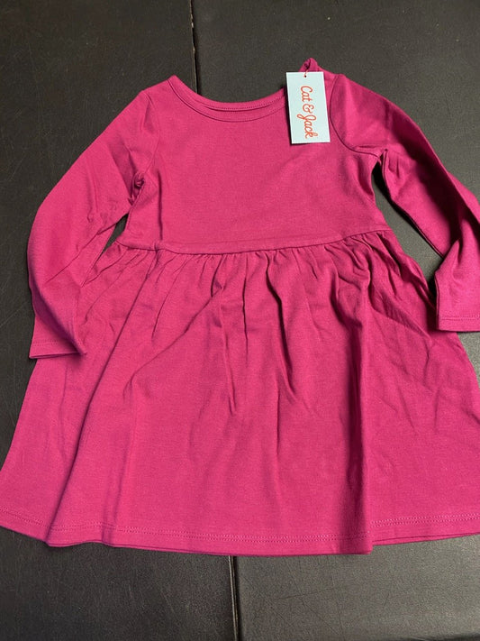 Cat & Jack Dark Pink Dress Size 2T